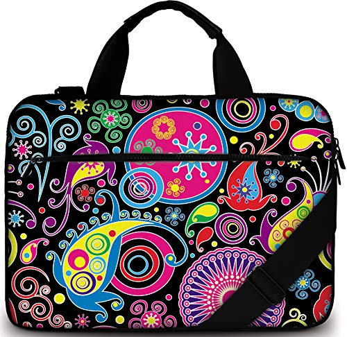 Sidorenko Sacoche Ordinateur 15/15.6 Pouces - Sac Ordinateur Moderne en Toile I Ordinateur Portable de Haute Qualité I Pochette Ordinateur Étanche à l'Eau et à la Saleté avec