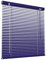 Victoria M. Aluminium Jalousie 160 x 130 cm, blau, Jalousie ohne Bohren, inkl. Klemmclips