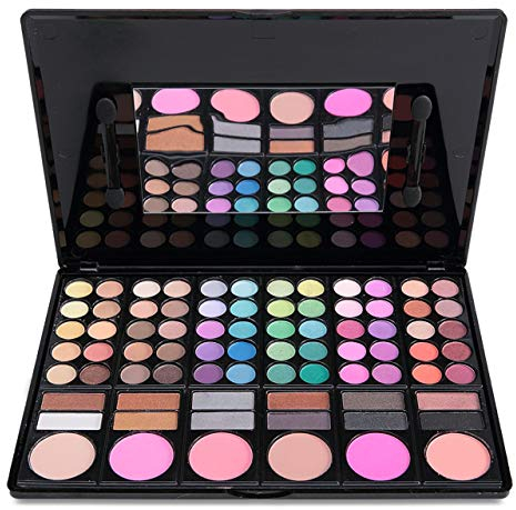 FantasyDay 78 Colores Sombra De Ojos Paleta de Maquillaje Juego de Maquillaje Xmas All in One Makeup Gift Set Incluye Corrector Camuflaje Blush Sombra de Ojos - Belleza Cosmético pour Cara y Labio