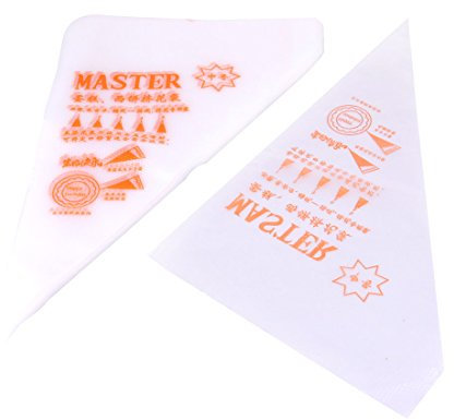 Ruilogod Plastica domestico Pane da forno pane pane pane tostato decorando il sacchetto di tubazione di cottura 100pcs