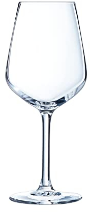Luminarc - Collection Vinetis - 6 verres à pied 40 cl - Design moderne et élégant - Fabriqués en France - Emballage renforcé