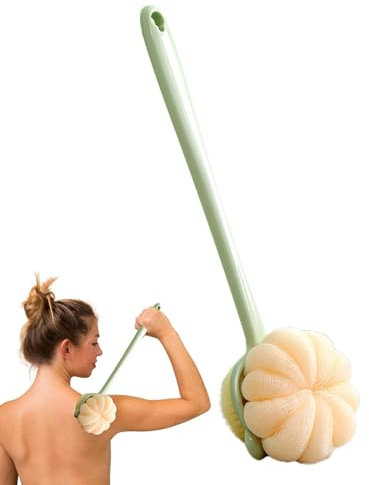 Scrubber per la schiena, spazzola per la schiena doppia faccia | Esfoliante per il corpo con spazzola da bagno