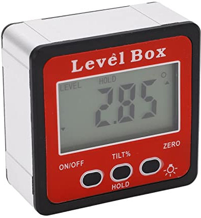 Inclinometro Goniometro, Scatola di Livello Digitale Magnetica Ad Alta Precisione di Dimensioni Portatili Multiuso per Macchinari per la Lavorazione del Legno