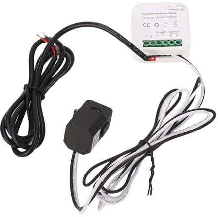 Monitor de energía inteligente para contador de consumo ZigBee KWh con convertidor de corriente de sujeción de 80 A 90-250 VAC