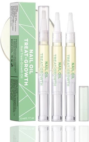 2 PCS Radiant Nail Growth Oil Pen - Cuticle and Nail Hydration Smooth Application Compact and Portable Design - Travel Friendly Quick Use Pen Applicator for Moisturize Dry Nails