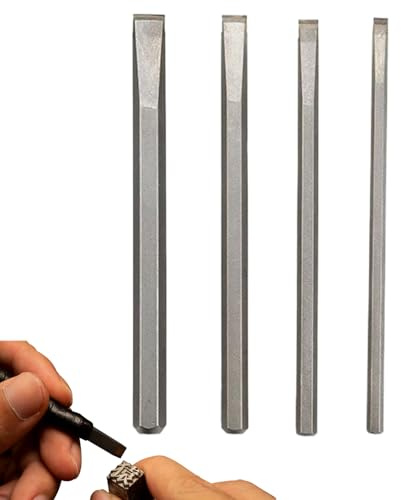 Veesper Stensnideriverktyg, halkfri metallgraveringssats med precisionsskärare, perfekt för marmor, granit, tvålsten, tätningsskärning och konstverk