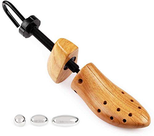 FootFitter Professioneller Schuhspanner - Länge & Breite Schuhdehner für Damen & Herren Verstellbarer Schuhspanner, Gummiholz, 38.5/40 EU