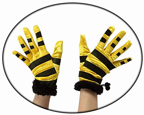 Gants abeille adulte - 216647 - Taille Unique