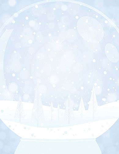 Great Papers! Snow Globe Letterhead, 80 count, 11 x 8.5 (2015046)