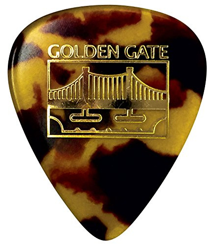 Golden Gate MP-14 Deluxe Tortoise Style Flat Pick, Sideman 12-Piece