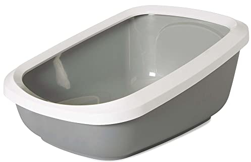 Savic Katzentoilette Katzenklo mit Rand ASEO Jumbo - 67,5 x 48,5 x 28 cm