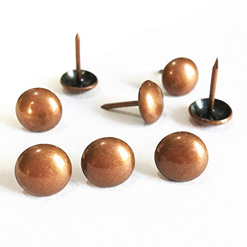 500 st mycket: D11 mmxL17 mm koppar antik pläterad soffa klädsel brickor trämöbler dekorativa fack hakar tumnaglar hem gör-det-själv klädsel spik (koppar)