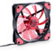 AKYGA AW-12C-BR 15 LED Gehäuselüfter 120 mm Lüfter für PC Molex 12V Rot Black