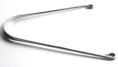 6 x Stainless Steel Metal Tongue Cleaner/Scraper Oral Hygiene Bad Breath