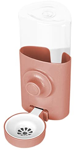 Fulenyi Bebedero para Jaula, 600ml GranBotella Agua, Antigoteo Automática Agua para Animales Pequeños Conejos, Hamster, Cobaya, Chinchillas, Erizos y Ardillas