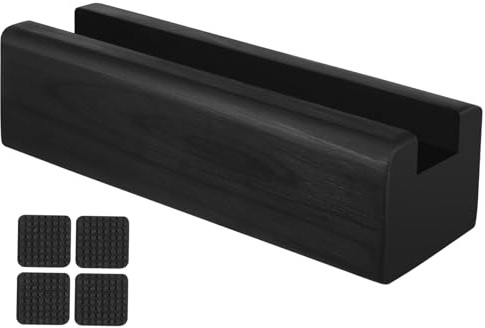DOITOOL di Supporto di Base Specchio di Leggero in Legno Massiccio Supporto Specchio in Legno espositori a croce o Base Antiscivolo Corpo afferrare Per Da Camera Da Letto Design Minimalista