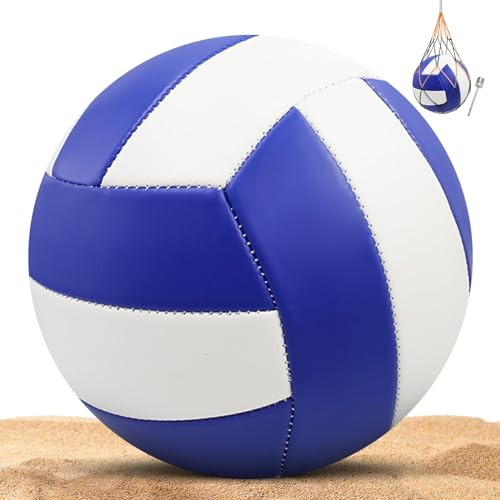 KWJEIULSOQ Volleyball, Beachvolleyball Soft Touch, Jugendliche Erwachsene Training Volleyball Ball, Volleyballs für Outdoor Indoor Spiele für Beach, Pool