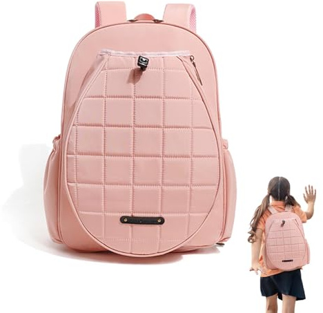 Tennis Backpack for Kids | Adjustable Tennis Racket Bag,Large-Capacity Tennis Racket Case, Head Tennis Backpack for Adults Children