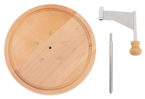 Cheese Flower Curler, Manual Handheld Stainless Steel Beech Wood Detachable Cheese Shaver with Connecting Rod Suitable for Cheese Wheel Chocolate Shaving