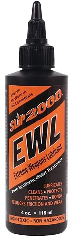 SLIP 2000 EWL CLP Gun Lube - Extreme Weapons Lubricant Synthetic Gun CLP Cleaner - 4 oz Squeeze Bottle