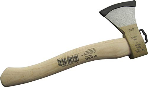 HAROMAC Handbeil 1000g | Bruchfester Holzstiel | Kopf aus Qualitätsstahl | für die Holzbearbeitung | Axt/Spaltbeil/Spalthammer | 2602010