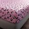 Chickwino Spannbettlaken 90x200cm Kinder Matratzenschoner, Rosa Leopardenmuster Gradient Bettlaken für Einzelbett Boxspringbett - 100% Mikrofaser Spannbetttuch Geeignet für bis 25-30 cm Matraze
