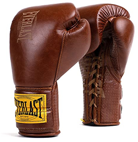 Everlast Sparring Gloves 1910 Spetshandske BRUN 14 OZ, 9942_169232