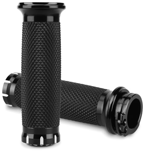 1 Inch/25mm Handlebar Grips Motorcycle Throttle Grip Universal for Harley Davidson Dyna Sportster 883 1200 Road King Electra Glide Softail Touring