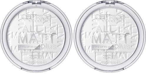 Catrice All Matt Plus Shine Control Powder 001 (Packung mit 2)
