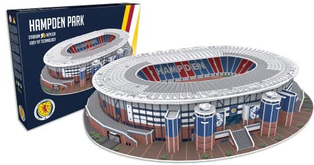 Tiger Merchandising 3D Jigsaw Puzzle of Hampden Park - 69 Pieces | Home of Scottisch FA | Scottisch Premier League FC Football Gifts for Age 7+