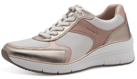 Tamaris Damen Klassische Ballerinas, Frauen Flats,Comfort Lining,TOUCHit-Fußbett,Slip-ons,klassisch elegant,Ballerinen,Rose Comb,39 EU