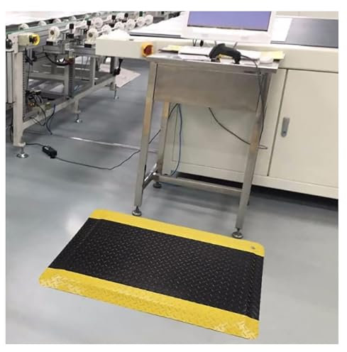 Schwere Fußbodenkissen im Fitnessraum 20 mm dicke Küchenmatte, Stehtischmatte, Sicherheits-/Anti-Ermüdungsmatte, geeignet for trockene Bereiche, geeignet for Zuhause, Fabrik, Büro, Garage(Style 1,80x1