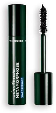 Yves Rocher INTENSE METAMORPHOSE Mascara Wasserfest Schwarz - 24-Stunden wasserfester Halt - Intensives Schwarz, pflegende natürliche Inhaltsstoffe - Voluminöse, definierte Wimpern - 7.8 ml