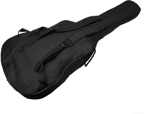 Feeshoppher Borsa per chitarra acustica imbottita e impermeabile per modelli da 40/41 pollici, Nero