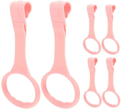 LOPUNER Anneaux de Traction Bébé 6 Pièces Accessoires pour Parc et Lit Bébé en Polypropylène pour Renforcement Physique et Équilibre Garçon et Filles en Âge