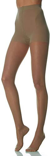 SCUDOTEX Collant 140 Deniers Maille Tricotée Compression Décroissante de Moyenne à Forte 19-22 Hg mm Couleur Moka Taille 5