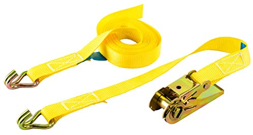Kippen 1198D - Cinghia di Ancoraggio con Tenditore a Cricchetto e Ganci. Dimensioni: 5mt x 25mm