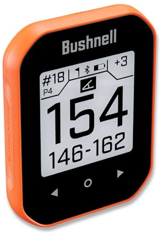 Bushnell Golf Phantom 3 Slope GPS – Handheld Golf Rangefinder with Slope-Adjusted Yardages, Touchscreen, BITE Magnetic Mount – 38,000+ Courses - Orange