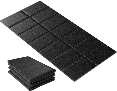 Stepwaver Plegable Alfombra Cinta de Correr 140x60cm, Antideslizante,Almohadilla Rodillo Bicicleta Estatica,para Equipos de Fitness Reducción de Ruido y Aislamiento Acústico