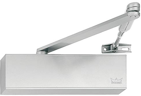 GedoTec CHIUDIPORTA TOP Chiudiporta Dorma TS 71 EN 3-4 con normalgestänge BIANCO RAL 9016 ANGOLO APERTURA 180° APPROVATO qualità del marchio -, TS 71 - Normalgestänge