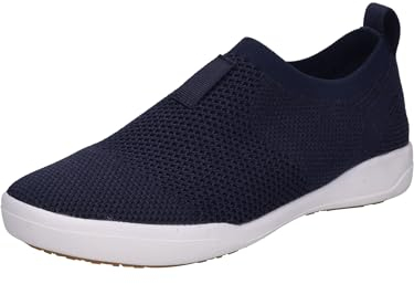 Josef Seibel Damen Slipper Sina 64,Weite G (Normal),Wechselfußbett,Slip-ons,freitzeitschuhe,offener einschlupf,Mokassins,blau,38 EU