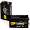 GP Lithium 9V Block Batterien Longlife, 9 Volt Li-MnO2 | 2 Stück 9v Block Lithium, ideal z.B. als Rauchmelder Batterie, für Feuermelder, Mikrofone etc.