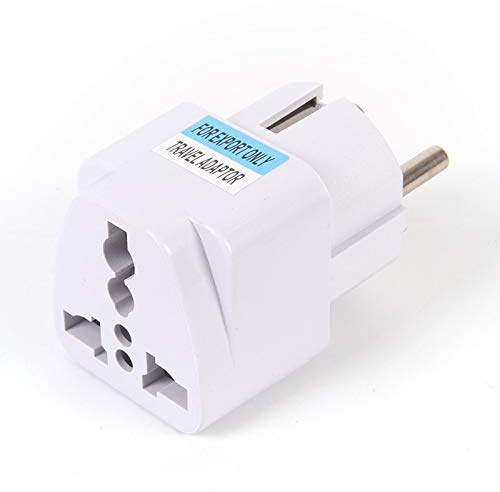 Elkontakt - Universal Us Storbritannien Au till Eu Plug USA Euro Europa resa vägg nätladdare utlopp adapter omvandlare - nattvakt kit hållare form Europa hållare utomhus brun adapter Sp