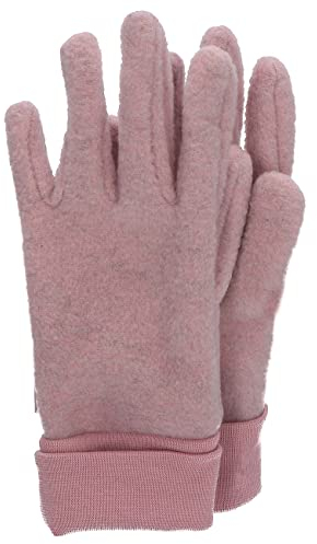 Sterntaler Fingerhandschuh Microfleece mit elastischen Bündchen – Warme Kinder Handschuhe – Mädchen Winterhandschuhe - Accessoire für kühlere Tage – rosa melange, Größe 3