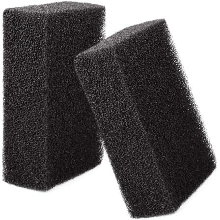 BILLIOTEAM 2 Pack 7.5x 4.7 x 2.75 Aquarium Filter Foam Sponges - Cut-to-Size Media Pad Sheets for Fish Tanks, Ponds & Sump Dividers