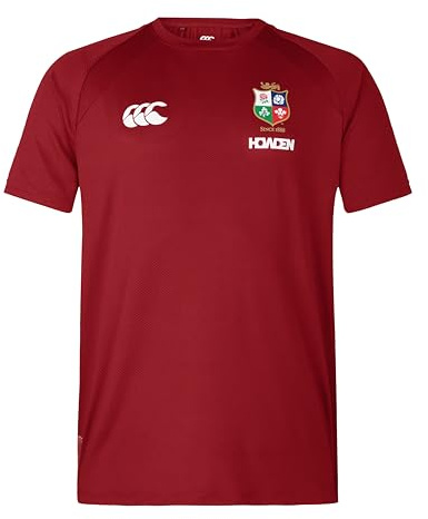 Canterbury Leones británicos e irlandeses Everest Camisa, Dalia Roja, 3XL para Hombre