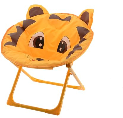 Childrens 48 cm plegable acolchada Fun luna silla jardín Camping casa de playa – León