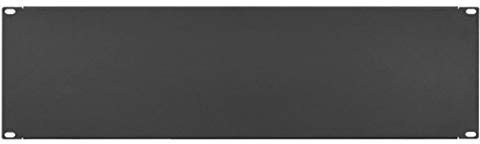 Stalflex Panel Ciego 3U para Armario Rack de 19 Pulgadas - Panel Ciego de Montaje en Bastidor para Bastidores de Ordenadores y Servidores - Relleno de Bastidor de Servidor para Armario de Red