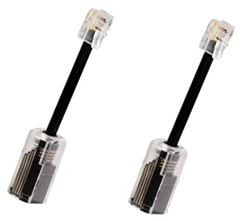 Vthahaby Telephone Cord Detangler, 360 Degree Rotating Landline Cable, Anti-Tangle Phone Cable(2Pack Detangler)