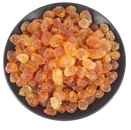 HQZMCTE Nature Sweeter Dried Edible Peach Tree Gum TaoJiao Food Grade Bulk Dry Peach Gum Pure (250g)